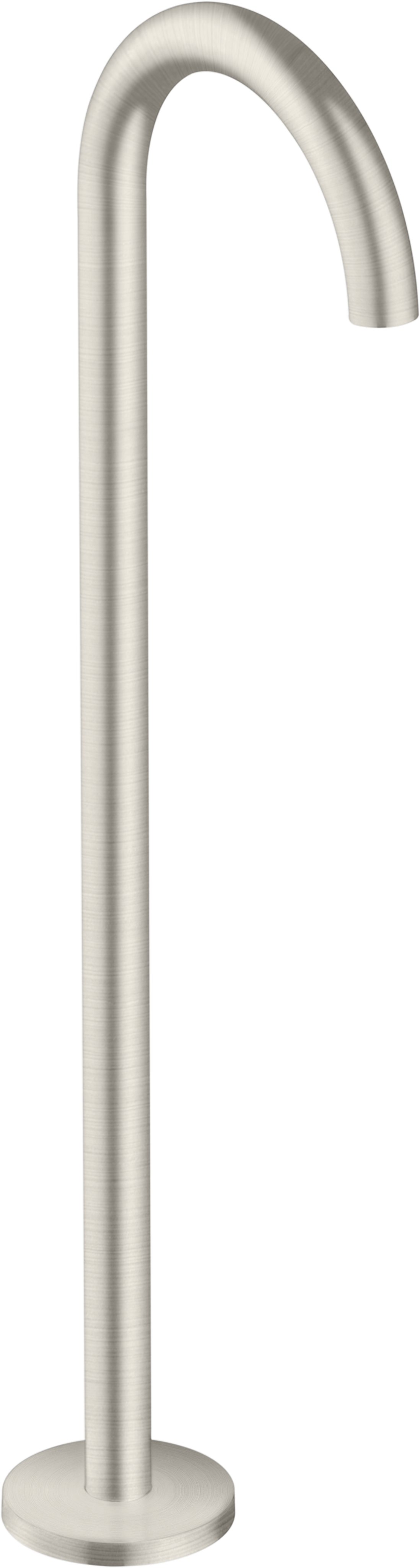 Bath spout curved floor-standing