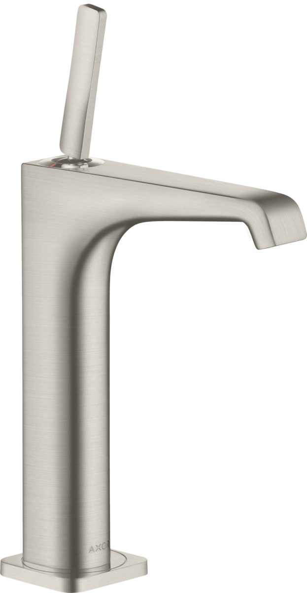 Single lever basin mixer 190 with pin handle for wash bowls with waste set