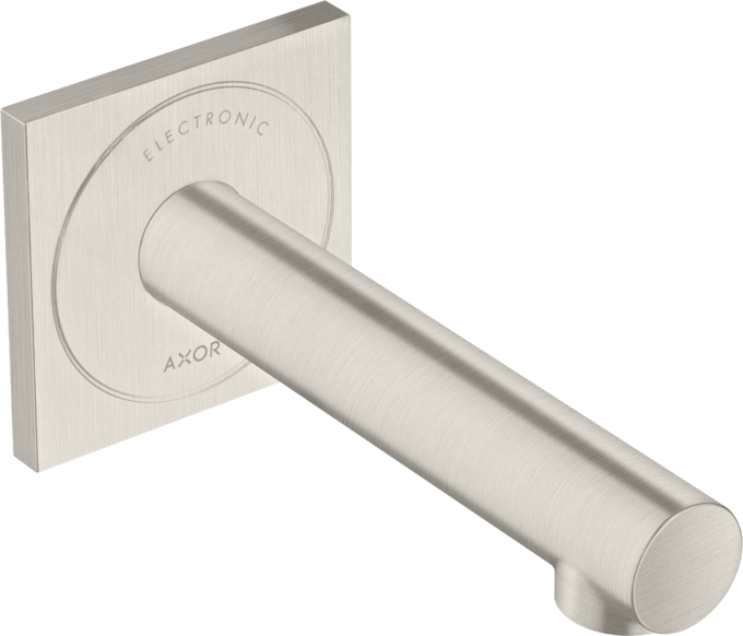 AXOR Uno Mitigeur de lavabo électronique encatré, montage mural , bec 161 mm — 45110800