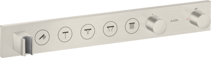 AXOR ShowerSolutions Module thermostatique Select encastré 670 / 900 avec 5 fonctions — 18358800