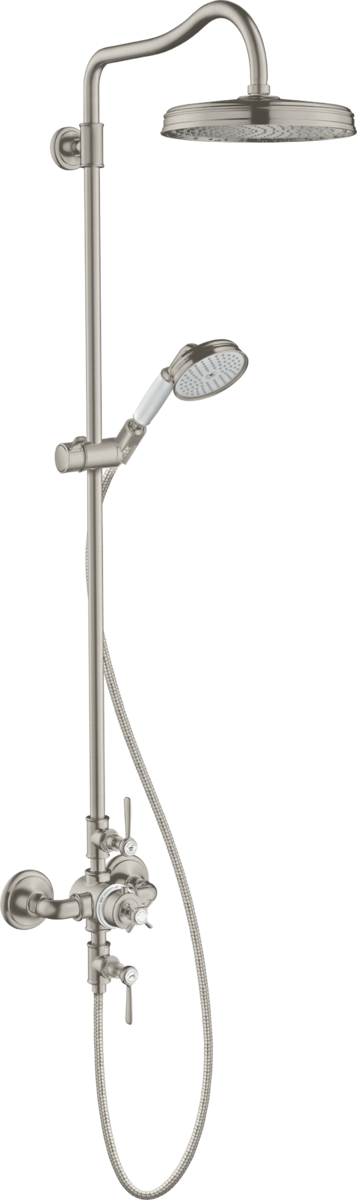 Showerpipe mit Thermostat und Kopfbrause 240 1jet