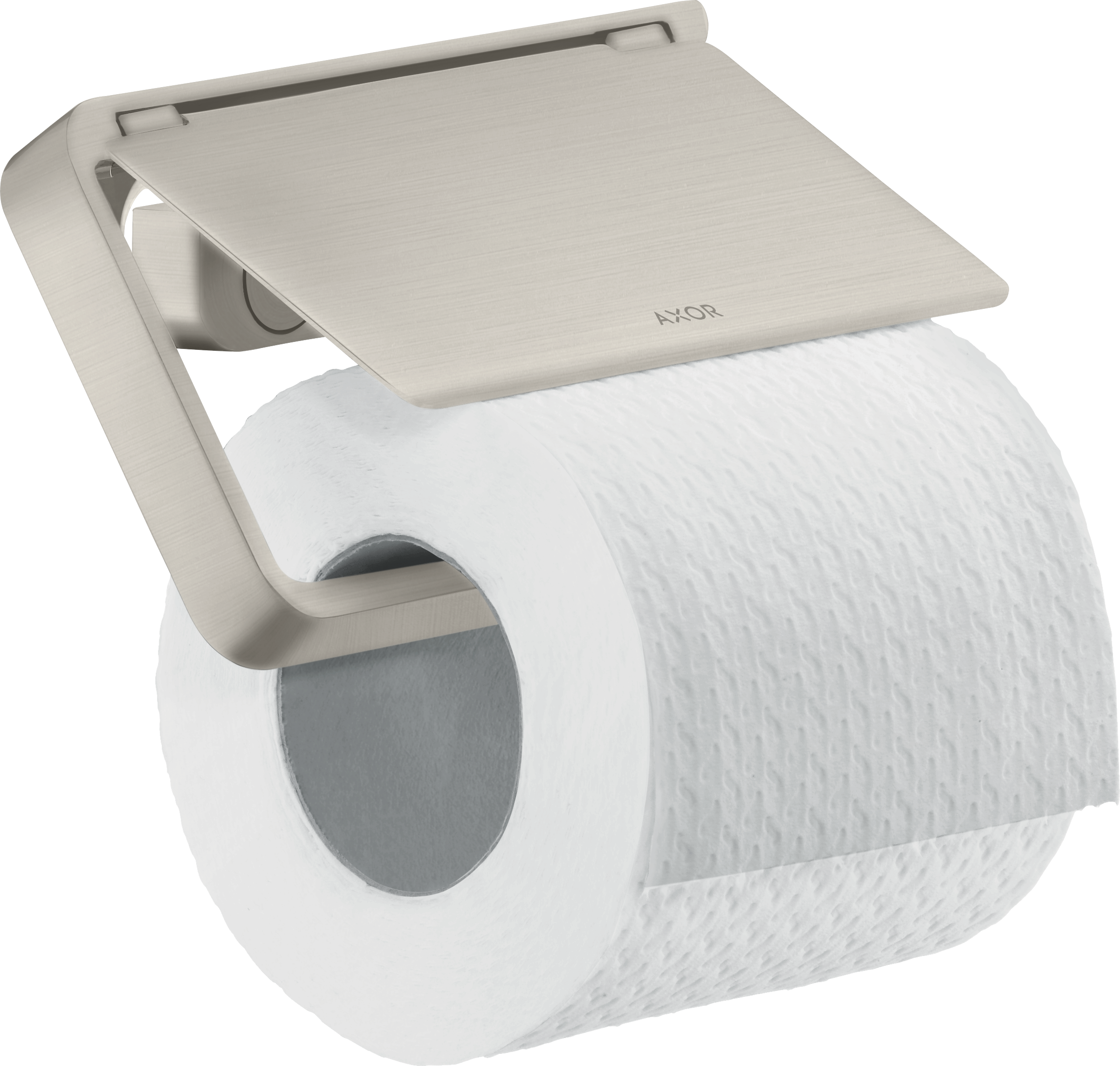 Toilet paper holder with cover
