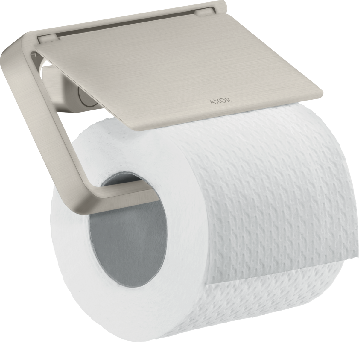 Toilet paper holder with cover