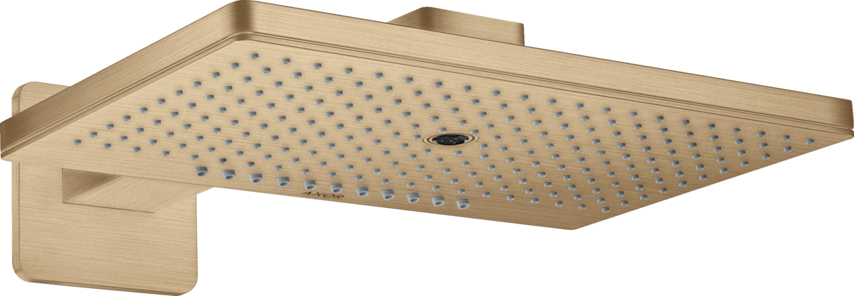 Overhead shower 460/300 3jet with shower arm and softsquare escutcheon