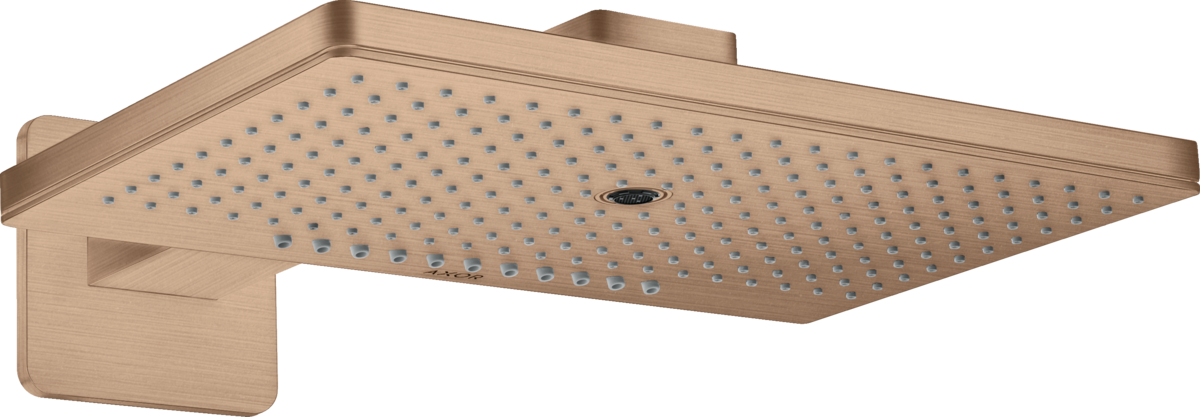 Overhead shower 460/300 3jet with shower arm and softsquare escutcheon