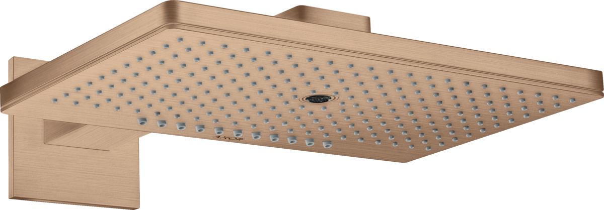 Overhead shower 460/300 3jet with shower arm and square escutcheon