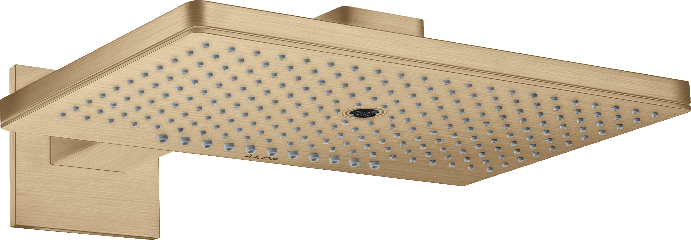 Overhead shower 460/300 3jet with shower arm and square escutcheon