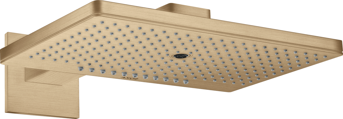 Overhead shower 460/300 3jet with shower arm and square escutcheon