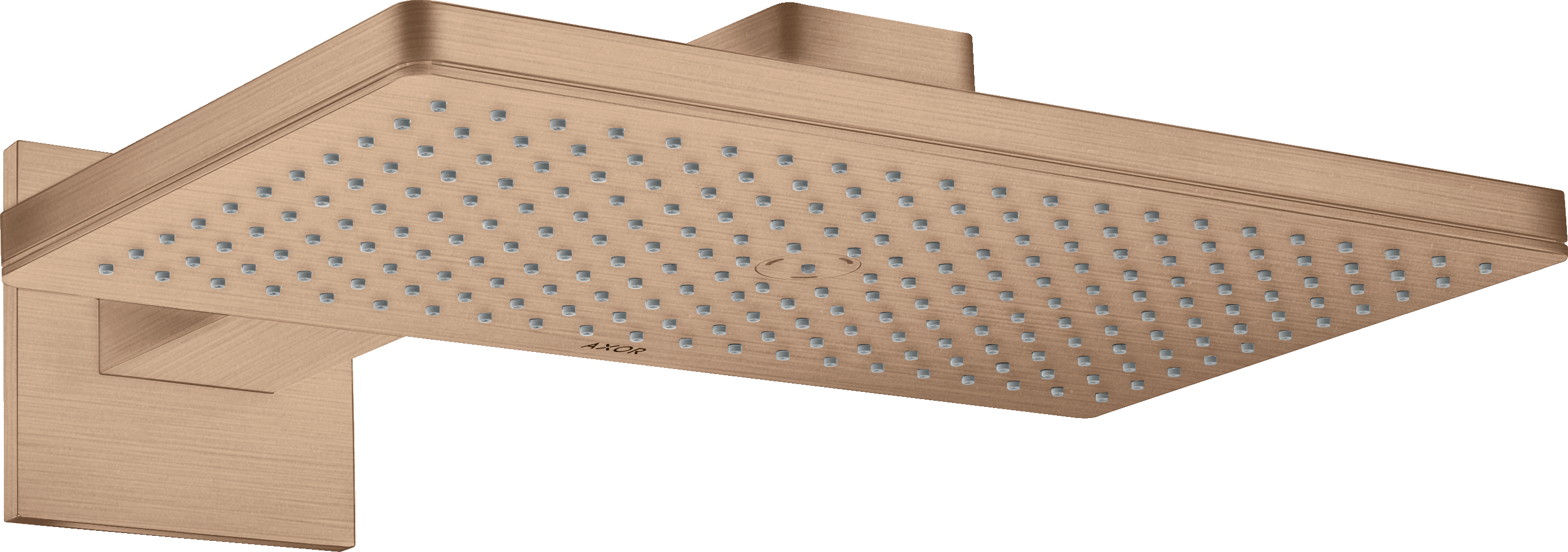 Overhead shower 460/300 1jet with shower arm and square escutcheon