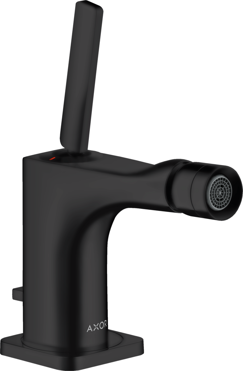 Einhebel-Bidetmischer mit Pingriff und Zugstangen-Ablaufgarnitur