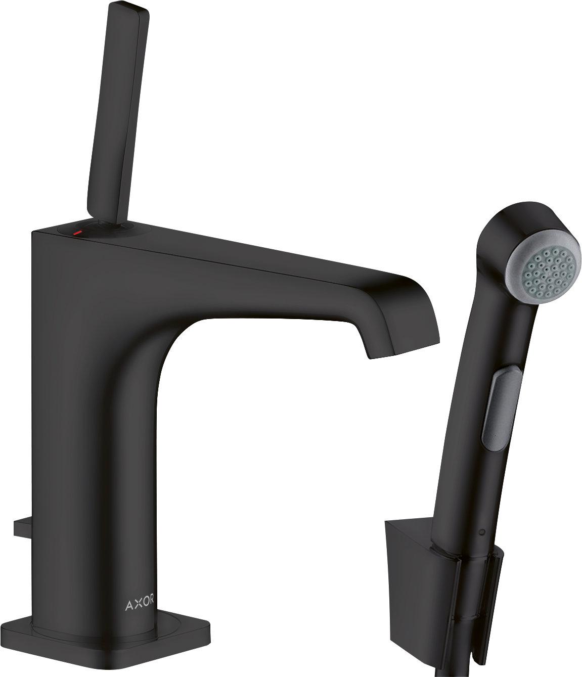 Mitigeur de lavabo 130 avec douchette hygiénique et flexible 1