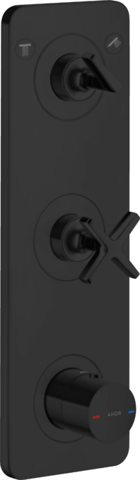 AXOR Citterio E Module thermostatique encastré 380 / 120 avec plaque pour 2 fonctions — 36703670
