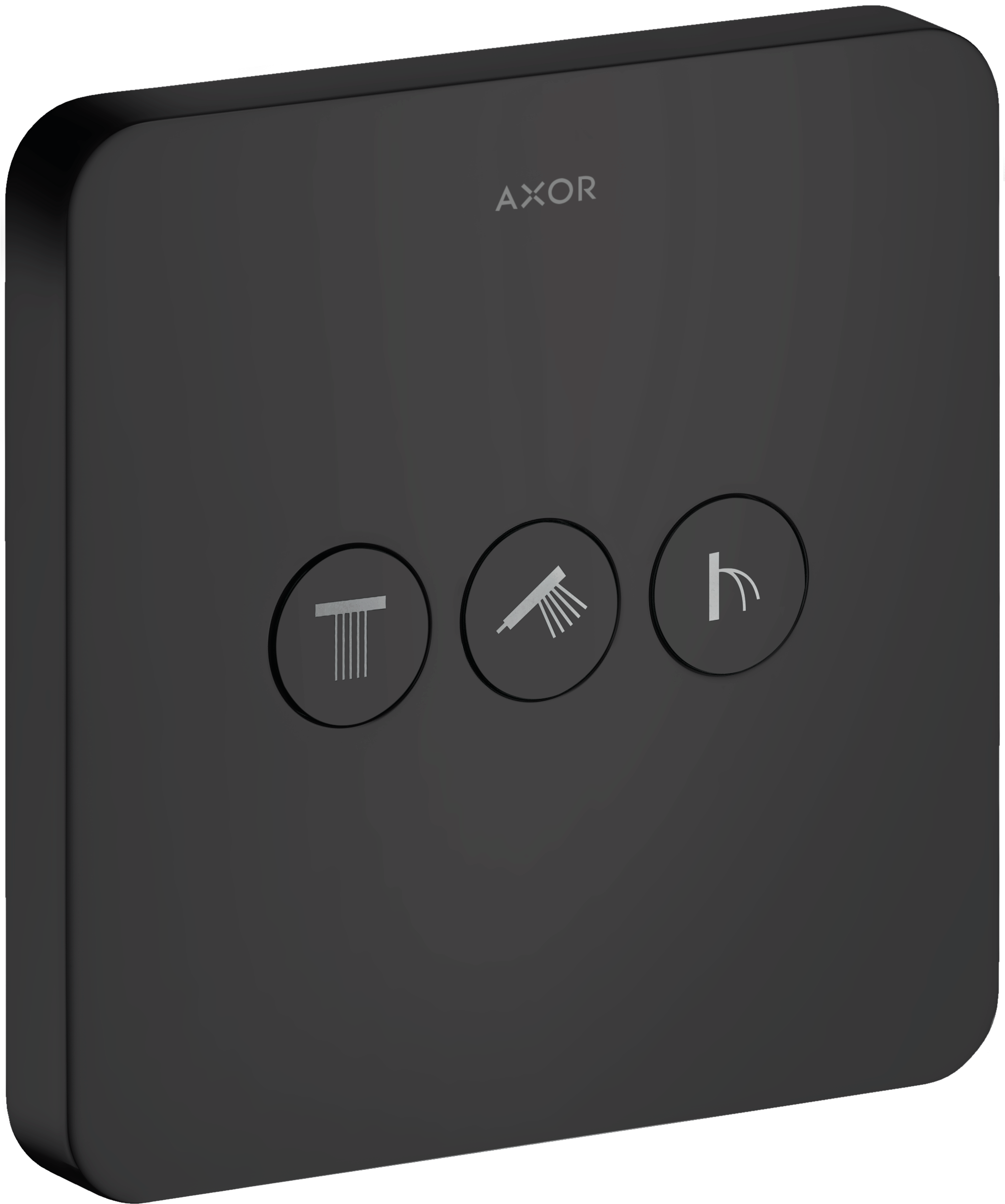 Valve softsquare for concealed installation for 3 outlets