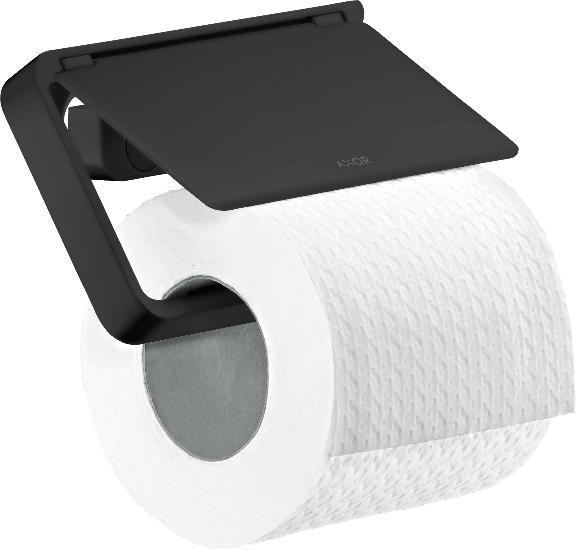 Toilet paper holder with cover