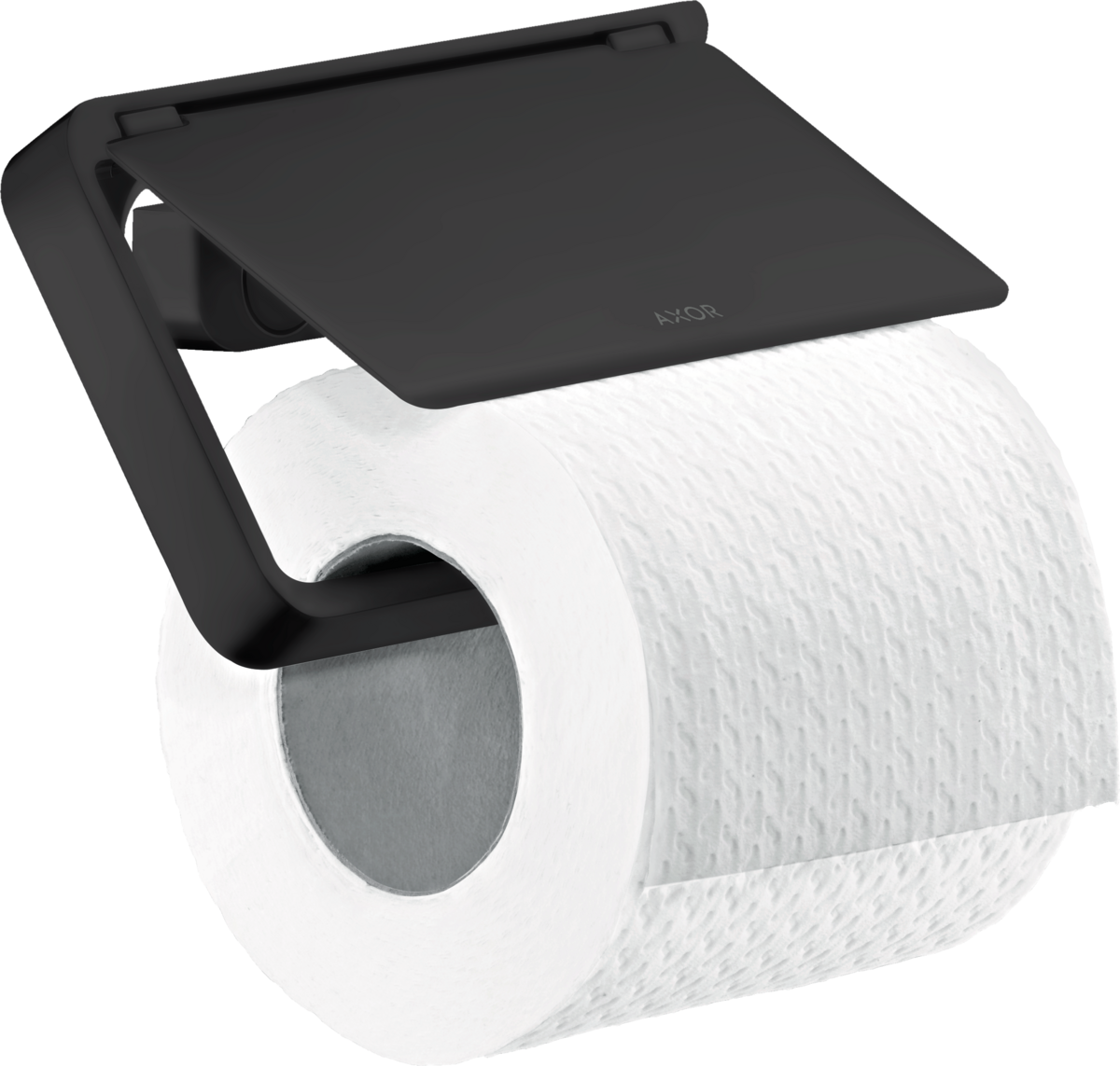 Toilet paper holder with cover