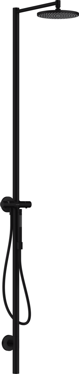 Shower column with thermostat and overhead shower 240 1jet