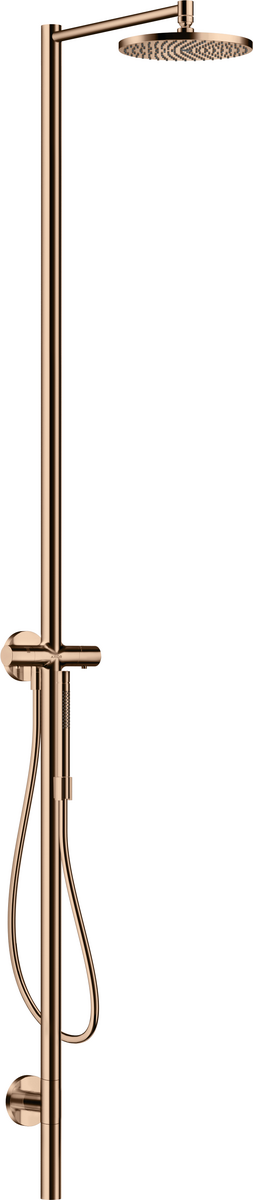 Shower column with thermostat and overhead shower 240 1jet