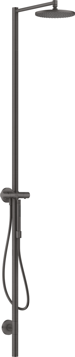 Shower column with thermostat and overhead shower 240 1jet