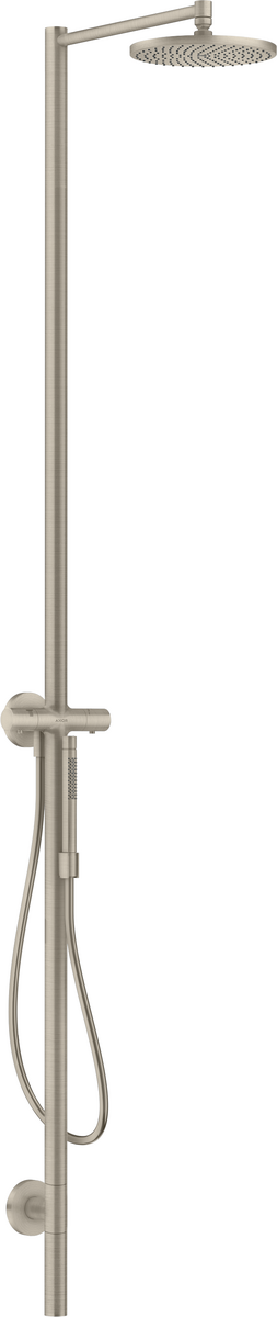 Shower column with thermostat and overhead shower 240 1jet
