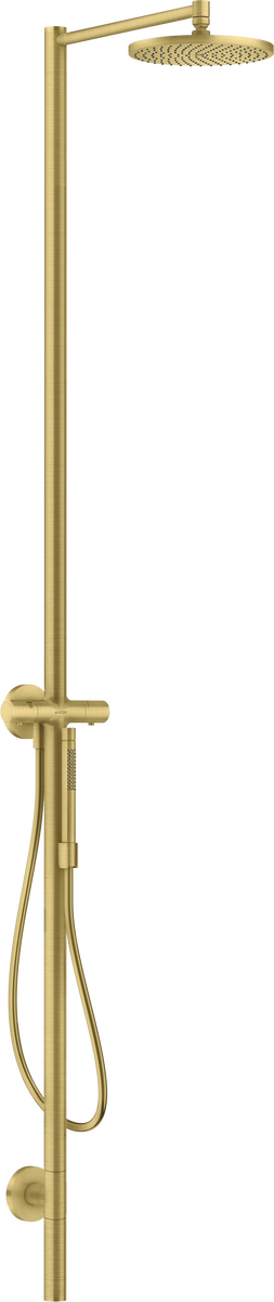 Shower column with thermostat and overhead shower 240 1jet