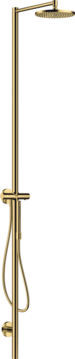 Shower column with thermostat and overhead shower 240 1jet