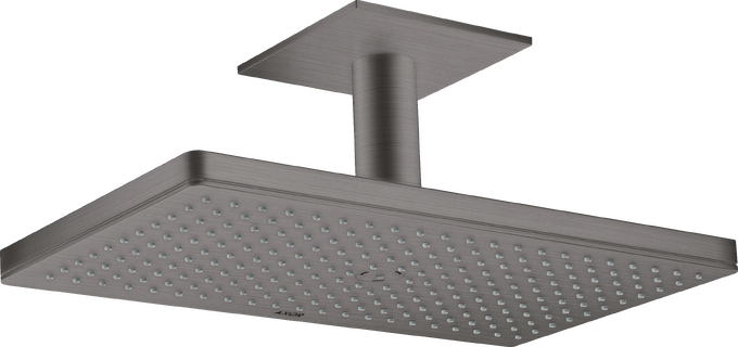 AXOR ShowerSolutions Douche de tête 460 / 300 mm 1jet avec raccordement plafond 100 mm et rosace carrée — 35277340