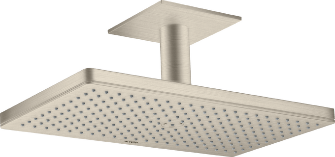 AXOR ShowerSolutions Douche de tête 460 / 300 mm 1jet avec raccordement plafond 100 mm et rosace carrée — 35277820