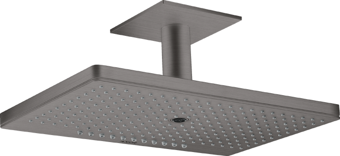 AXOR ShowerSolutions Douche de tête 460 / 300 mm 3jet avec raccord plafond 100 mm et rosace carrée — 35281340