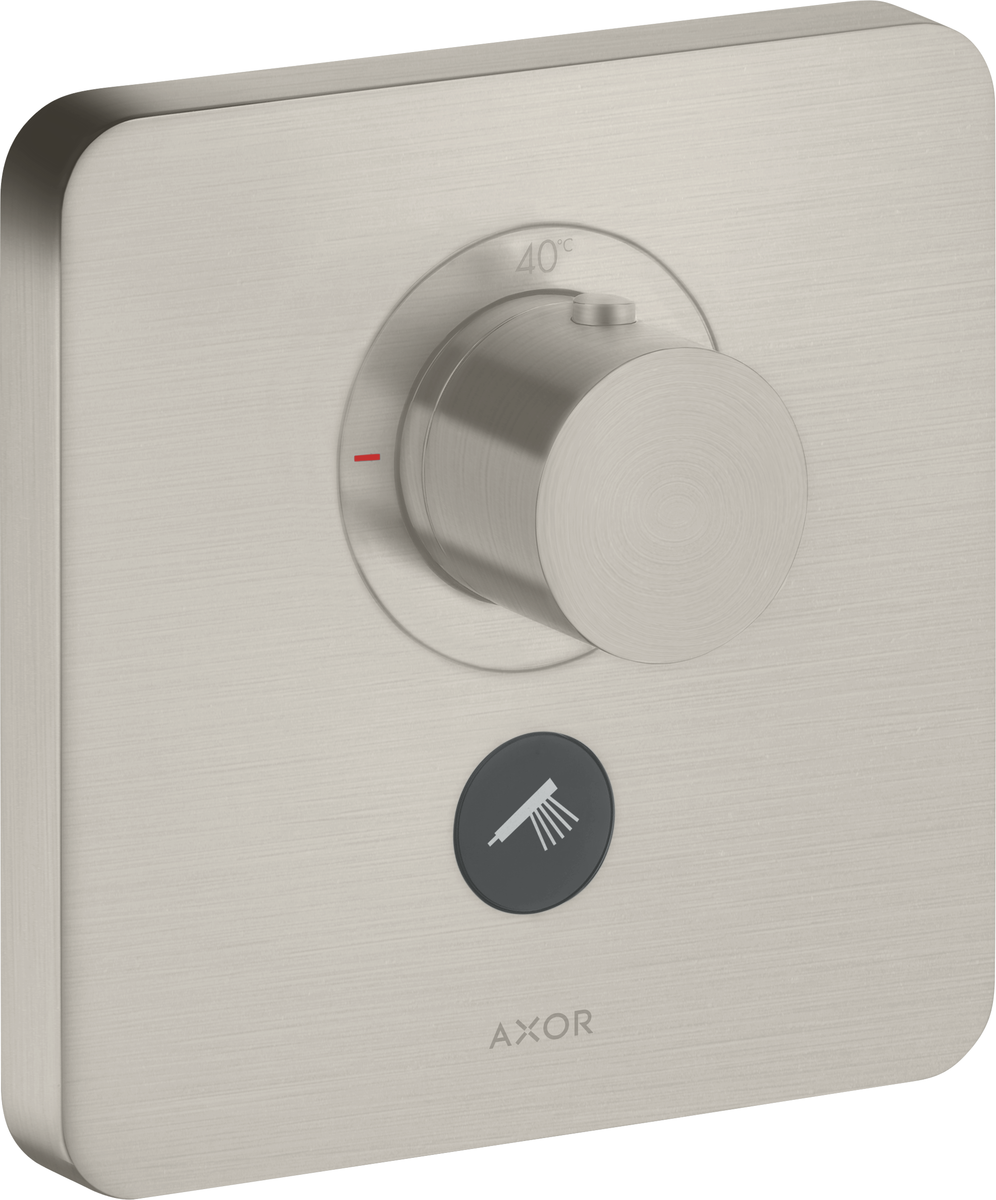 ShowerSelect termostato de gran caudal empotrado con control adicional para 1 salida