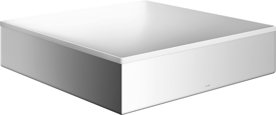 Wash bowl 400/400 without tap hole and overflow