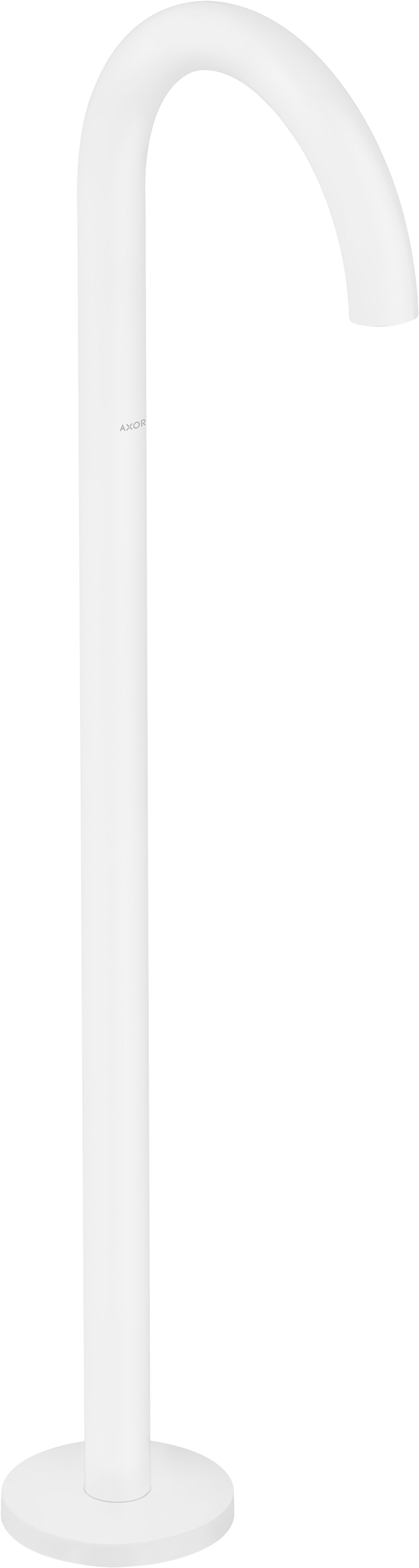 Bath spout curved floor-standing