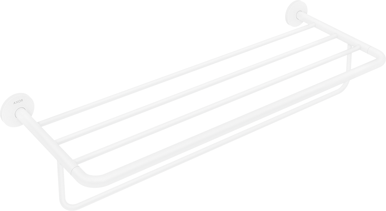 Towel rack with towel holder