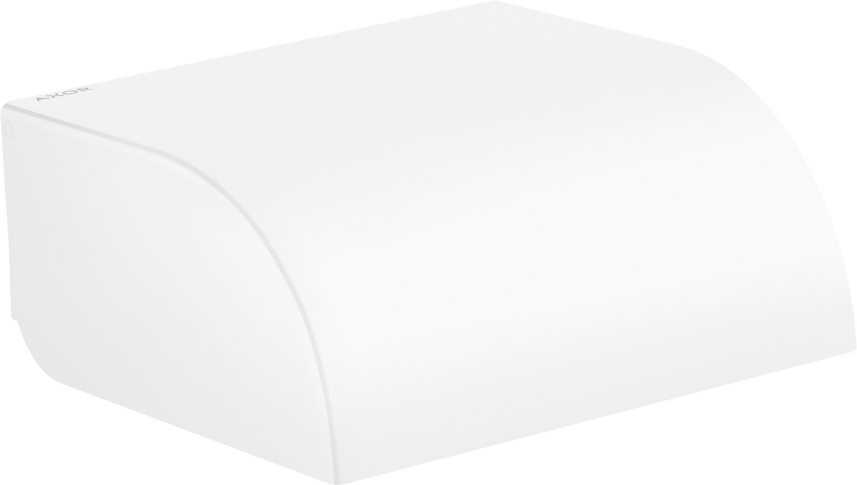 Toilet paper holder with cover