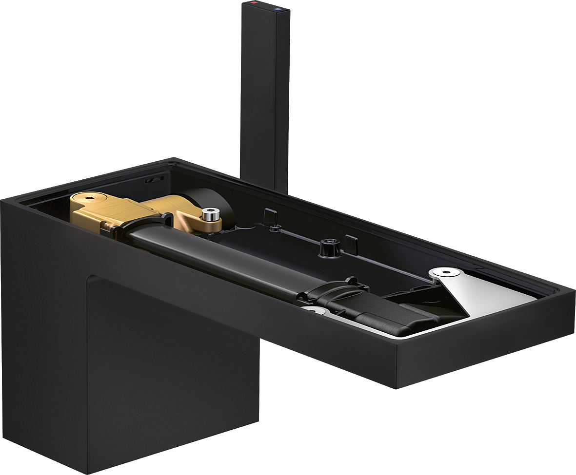 Single lever basin mixer 70 with push-open waste set without plate