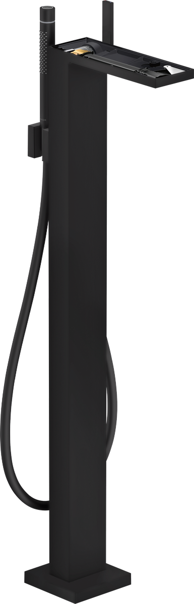 Single lever bath mixer floor-standing without plate