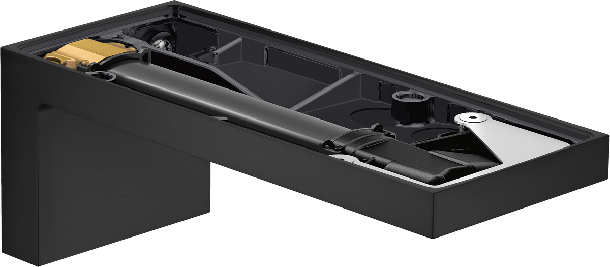 Bath spout without plate