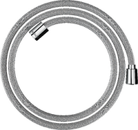Textile shower hose 1,60 m with conical and cylindrical nut