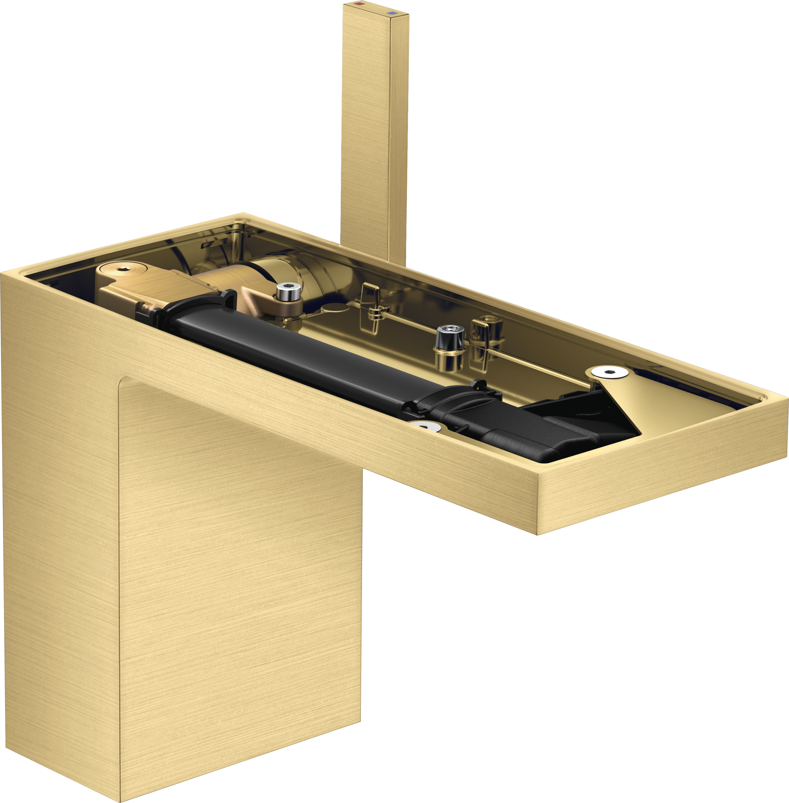 Single lever basin mixer 110 with push-open waste set without plate