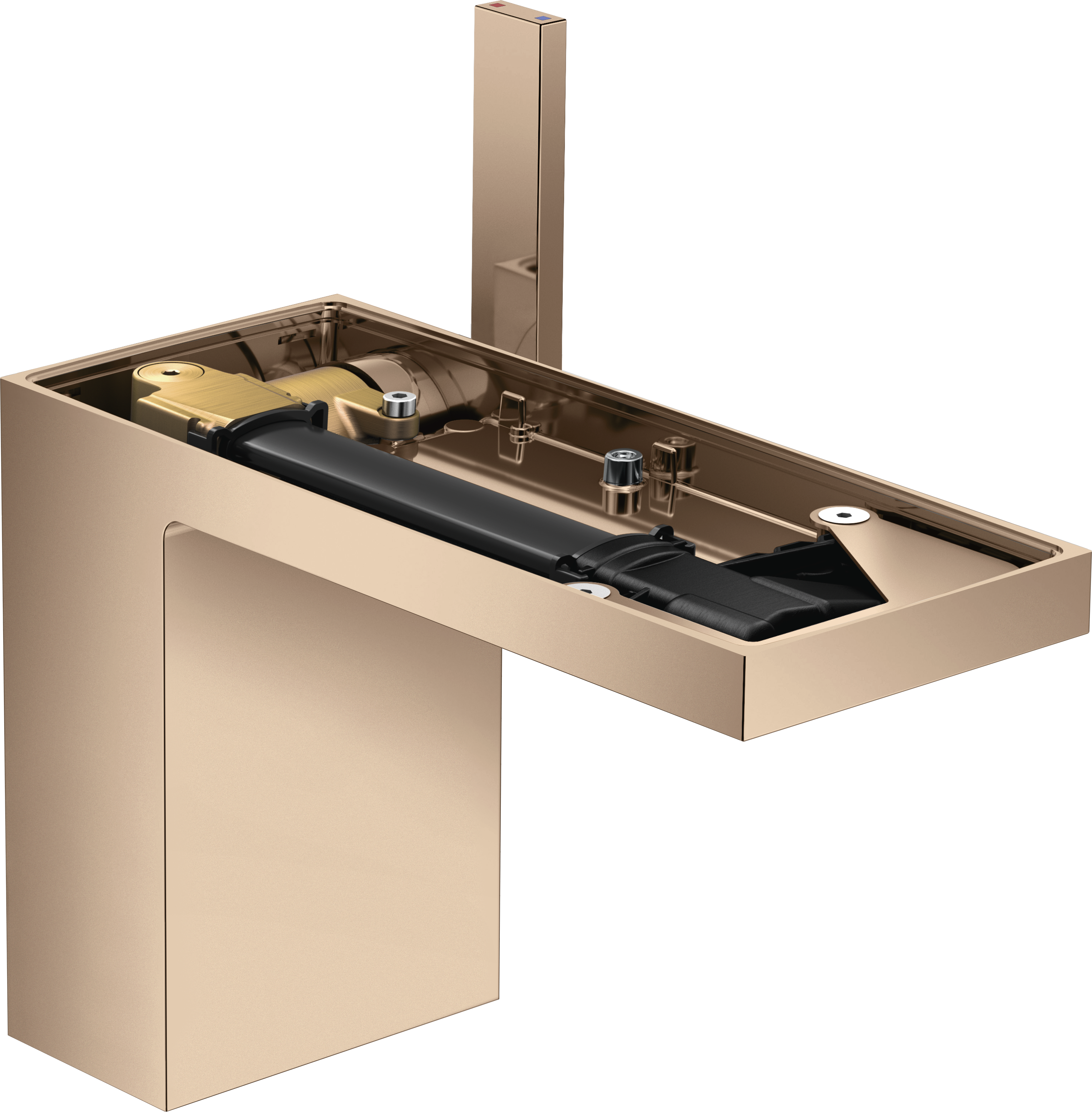 Single lever basin mixer 110 with push-open waste set without plate