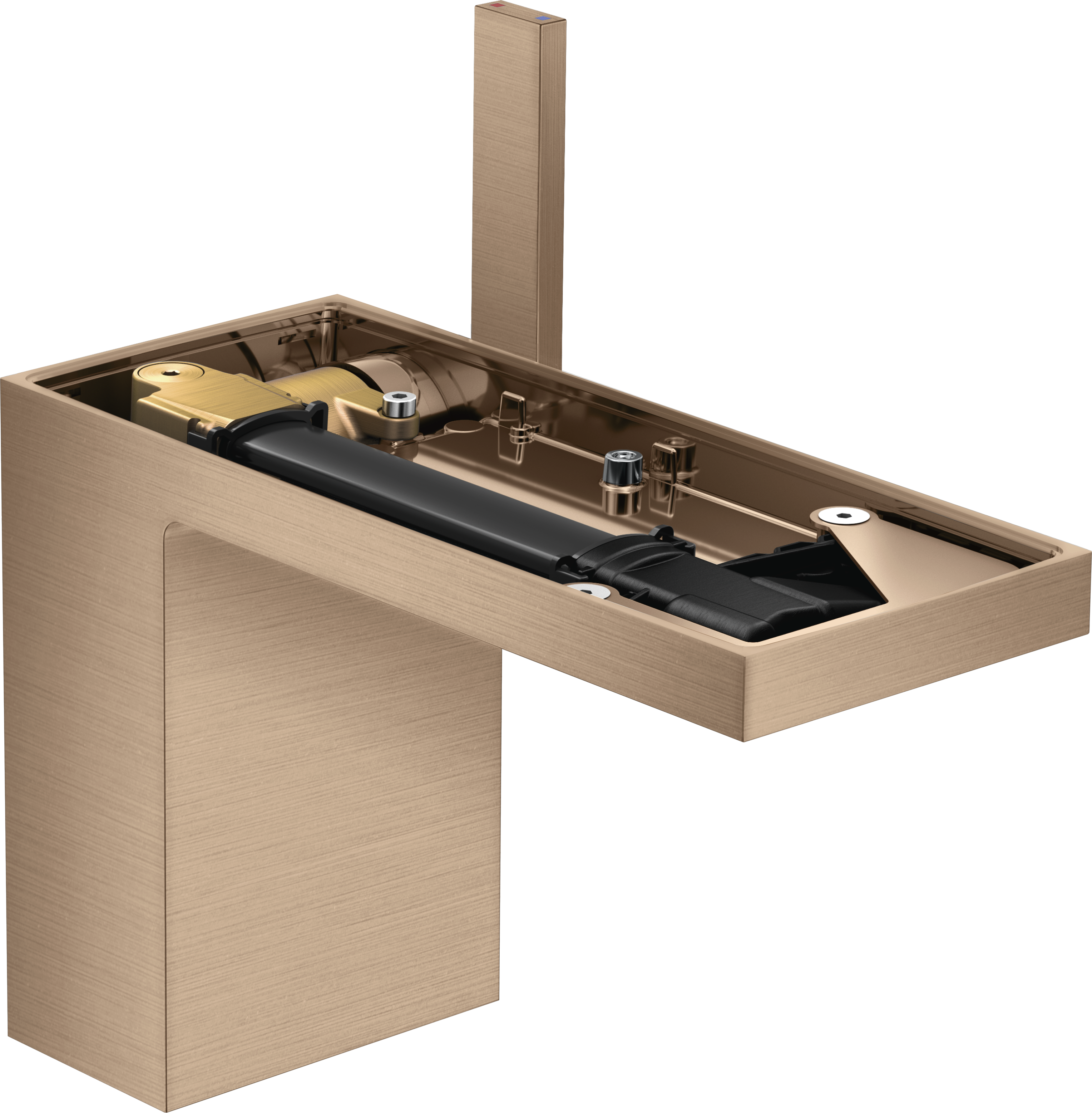 Single lever basin mixer 110 with push-open waste set without plate