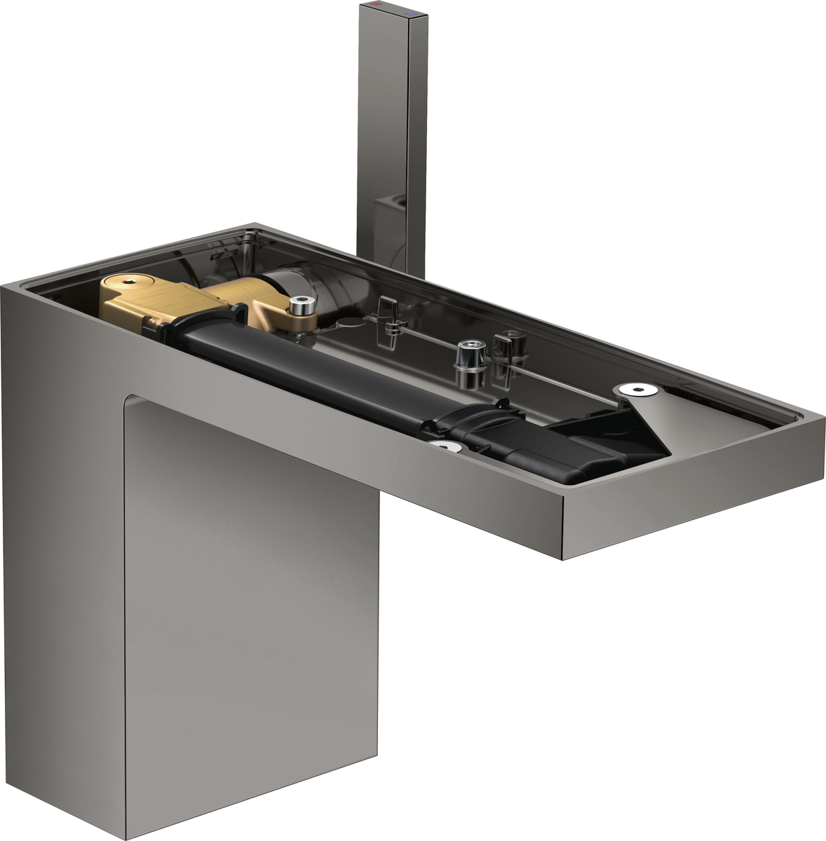 Einhebel-Waschtischmischer 110 mit Push-Open Ablaufgarnitur ohne Platte