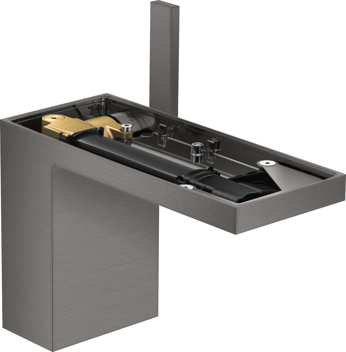 Einhebel-Waschtischmischer 110 mit Push-Open Ablaufgarnitur ohne Platte