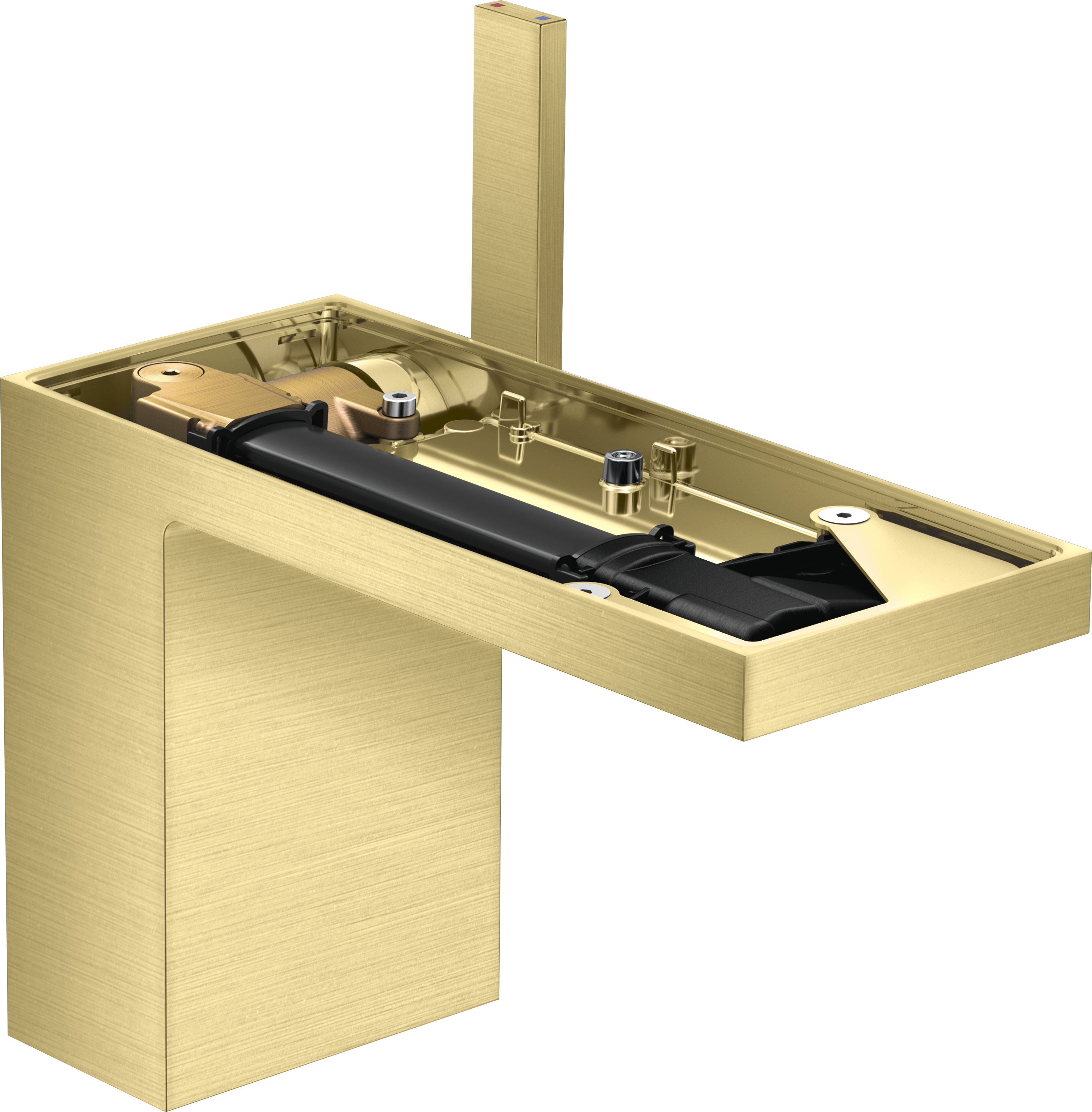 Single lever basin mixer 110 with push-open waste set without plate