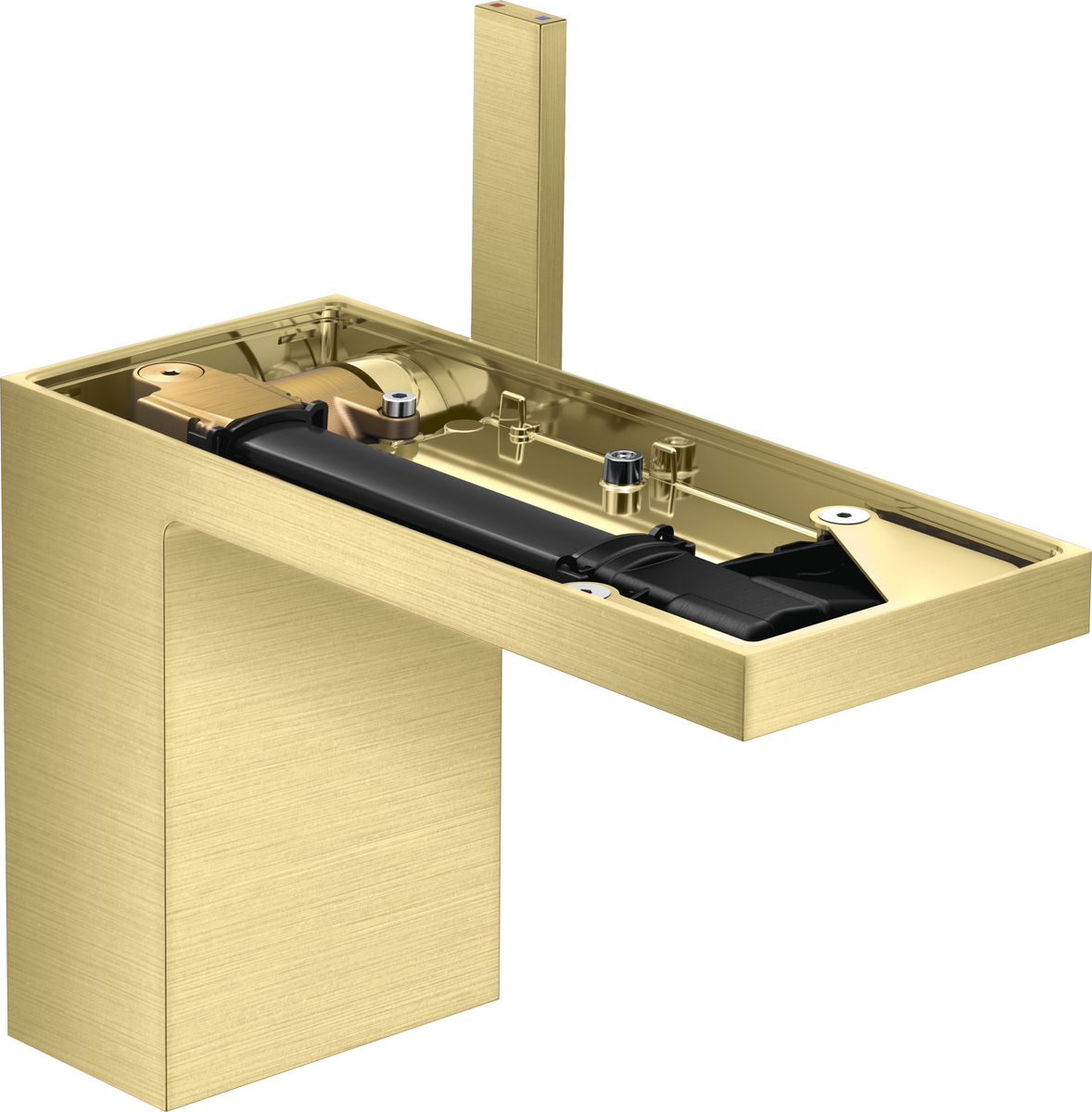 Einhebel-Waschtischmischer 110 mit Push-Open Ablaufgarnitur ohne Platte