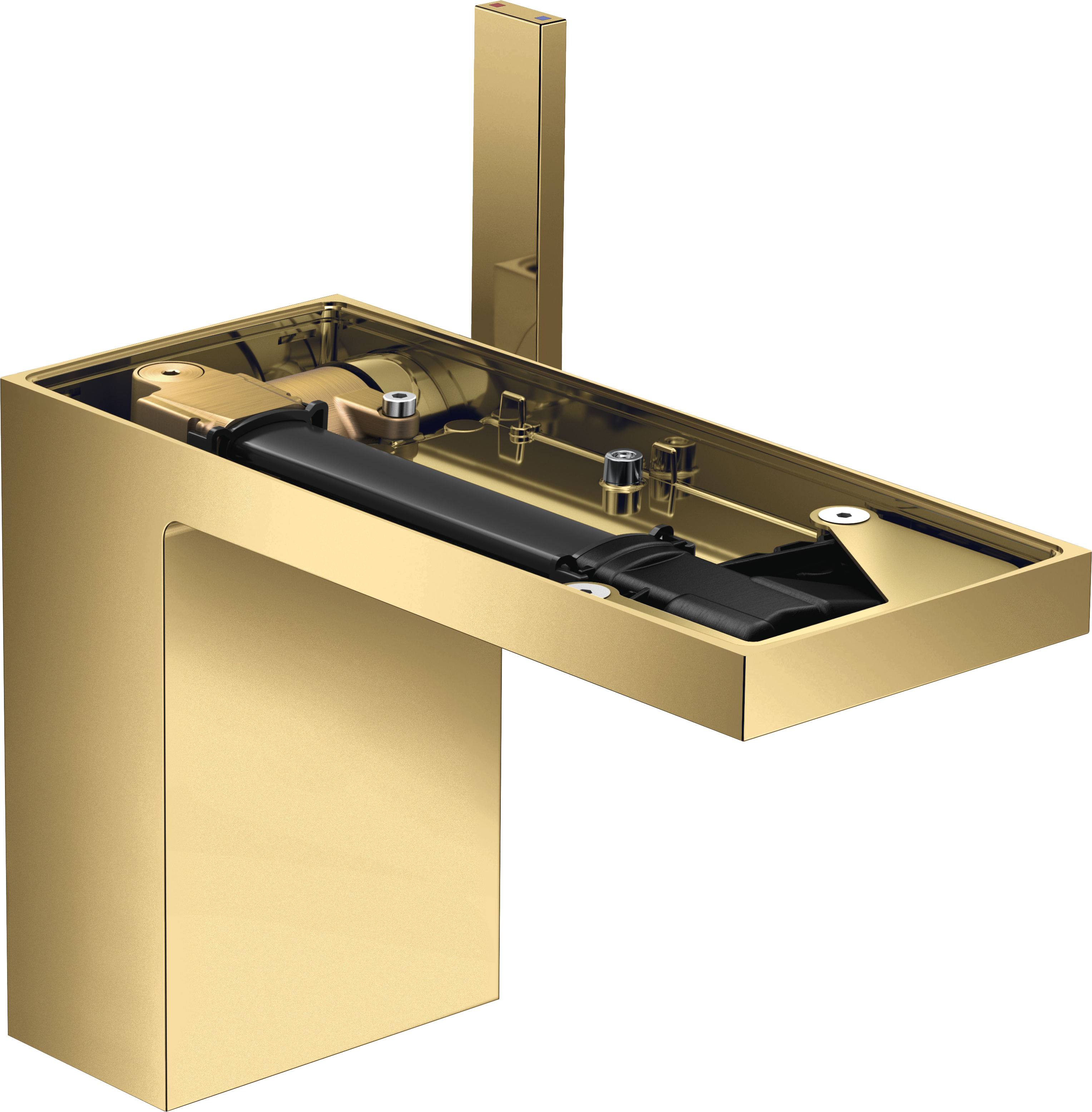 Single lever basin mixer 110 with push-open waste set without plate