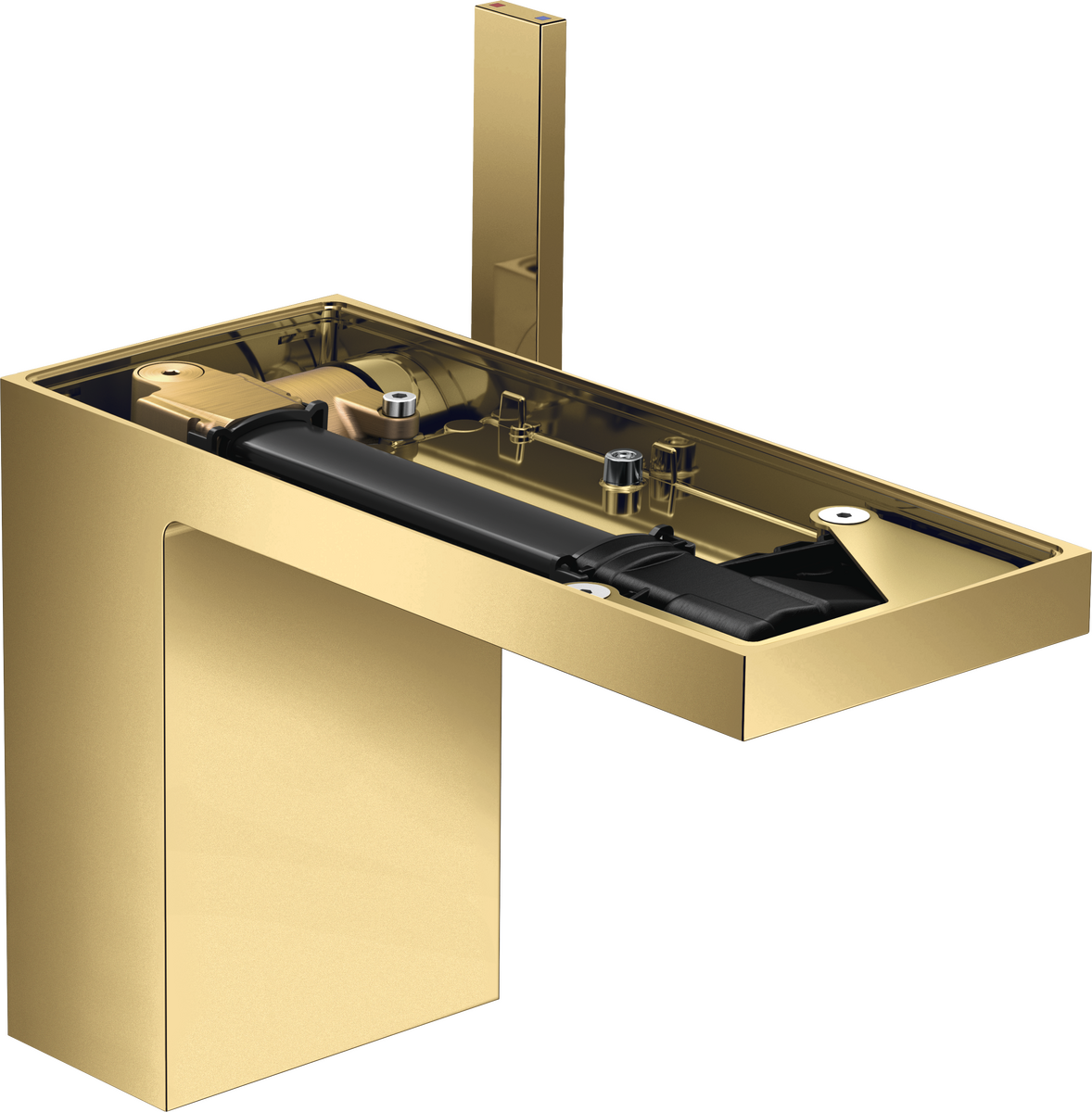 Single lever basin mixer 110 with push-open waste set without plate