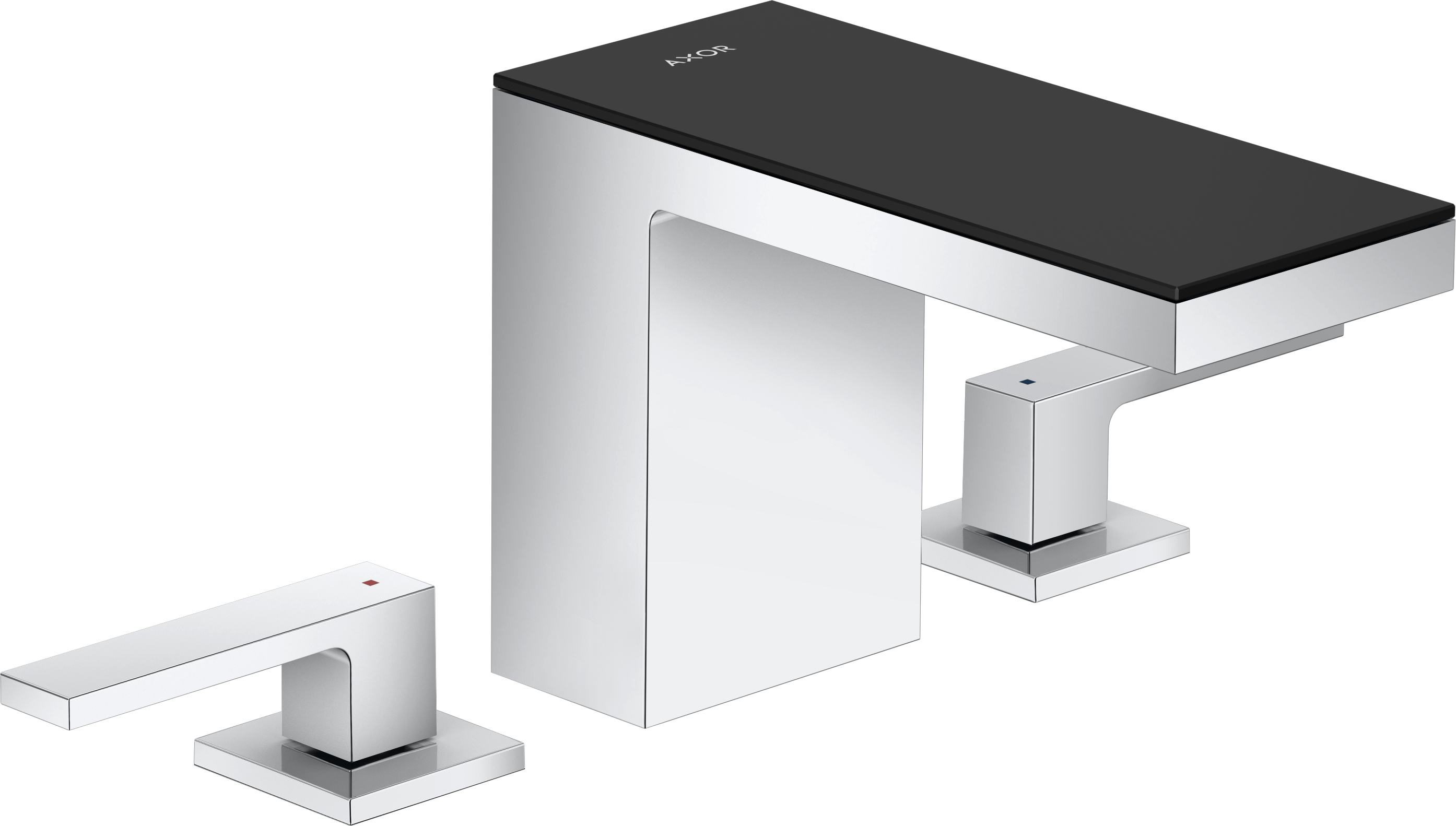 3-hole basin mixer 110 with push-open waste set