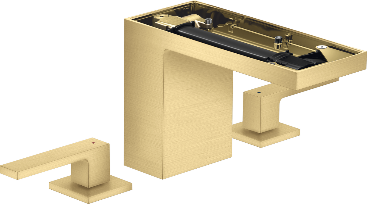 3-hole basin mixer 110 with push-open waste set without plate