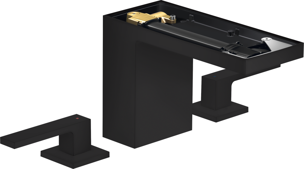 3-hole basin mixer 110 with push-open waste set without plate