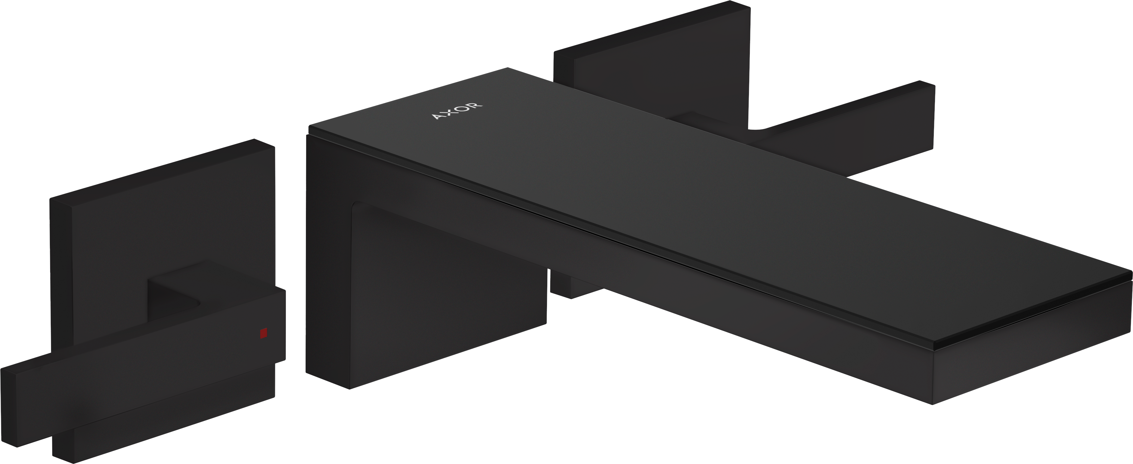 3-hole basin mixer for concealed installation wall-mounted with spout 221 mm